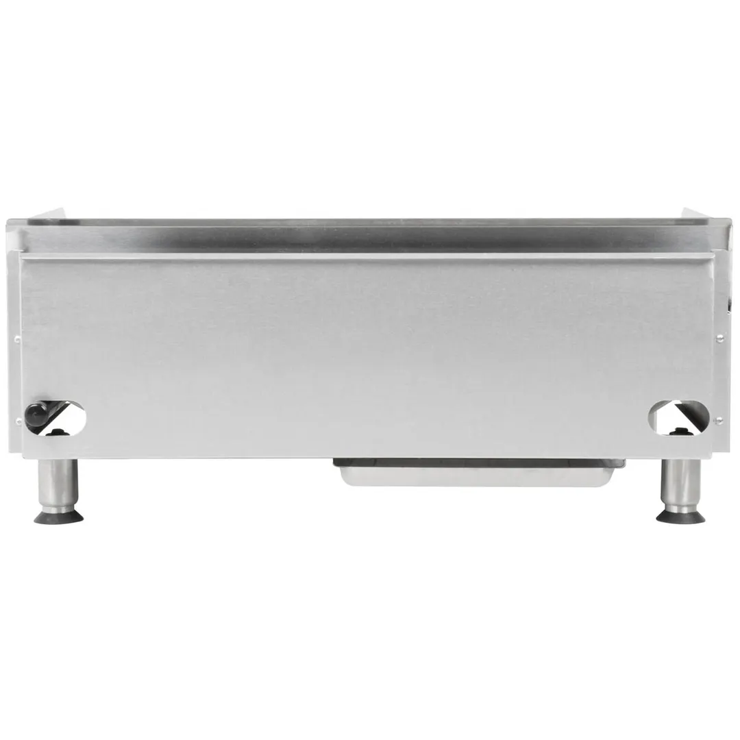 APW Wyott GGM-36S 36" Countertop Gas Griddle with Manual Controls, 3/4" Steel Plate, 60.000 BTU