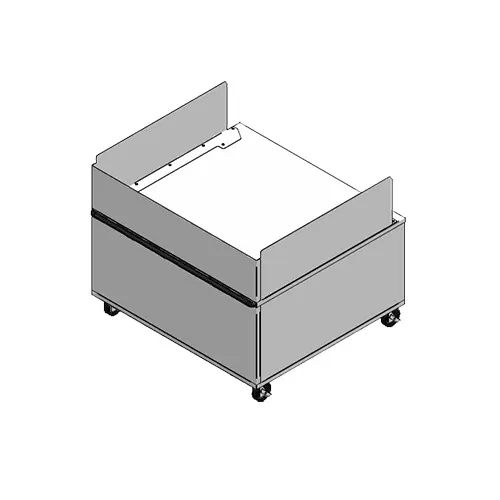 Giles 71654 Equipment Stand, Portable Unit Profile, Stainless Steel