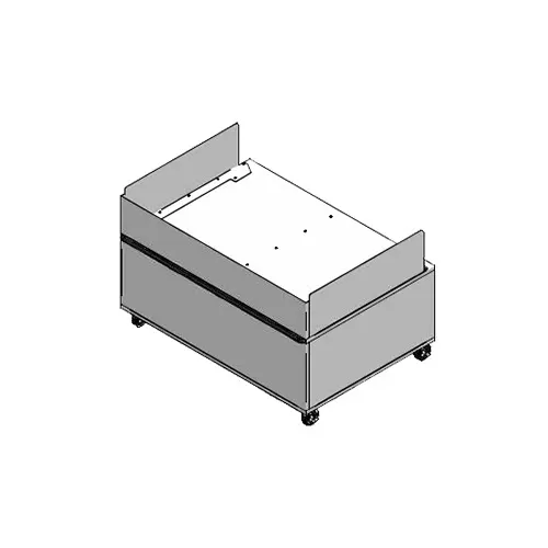 Giles 71655 Equipment Stand, Portable Unit Profile, Stainless Steel