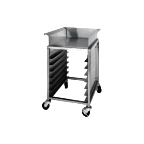 Giles LT Portable Fryer Dump Station, Removable Center Shelf, 18"x 26" Sheet Pan