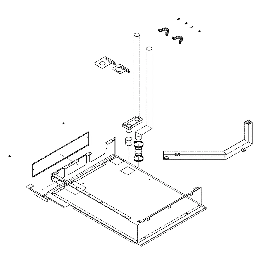 Giorik-US 2025111 Stacking Kit, Stacking (2) Gas Ovens