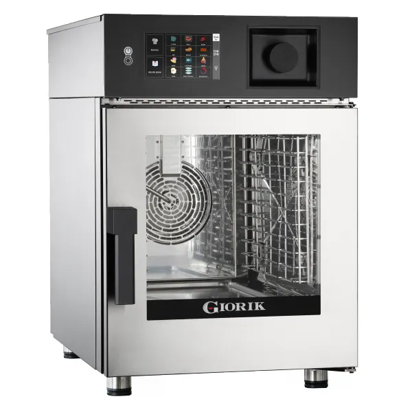 Giorik-US KB061W Full Size 6 Pan Electric Combi Oven w/ Touch Control, Boiler, 208/240V