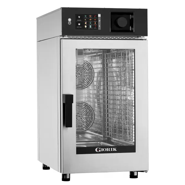 Giorik-US KB101W Full Size 10 Pan Electric Combi Oven w/ Touch Control, Steam Generator, 208V