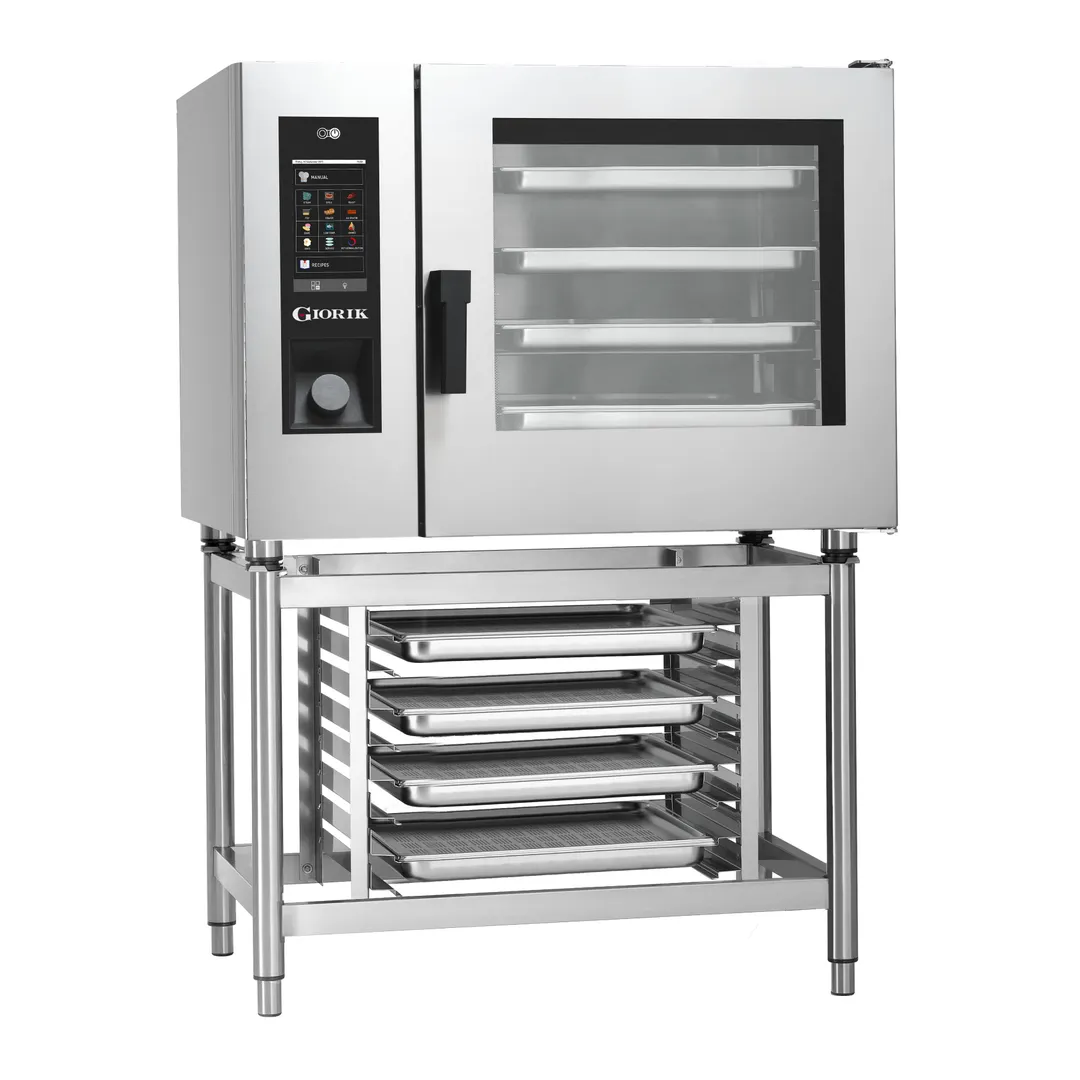 Giorik-US SNHE062W Full Size 6 Pan Electric Combi Oven w/ Touch Control, SYMBIOTIC Steam System, 480V