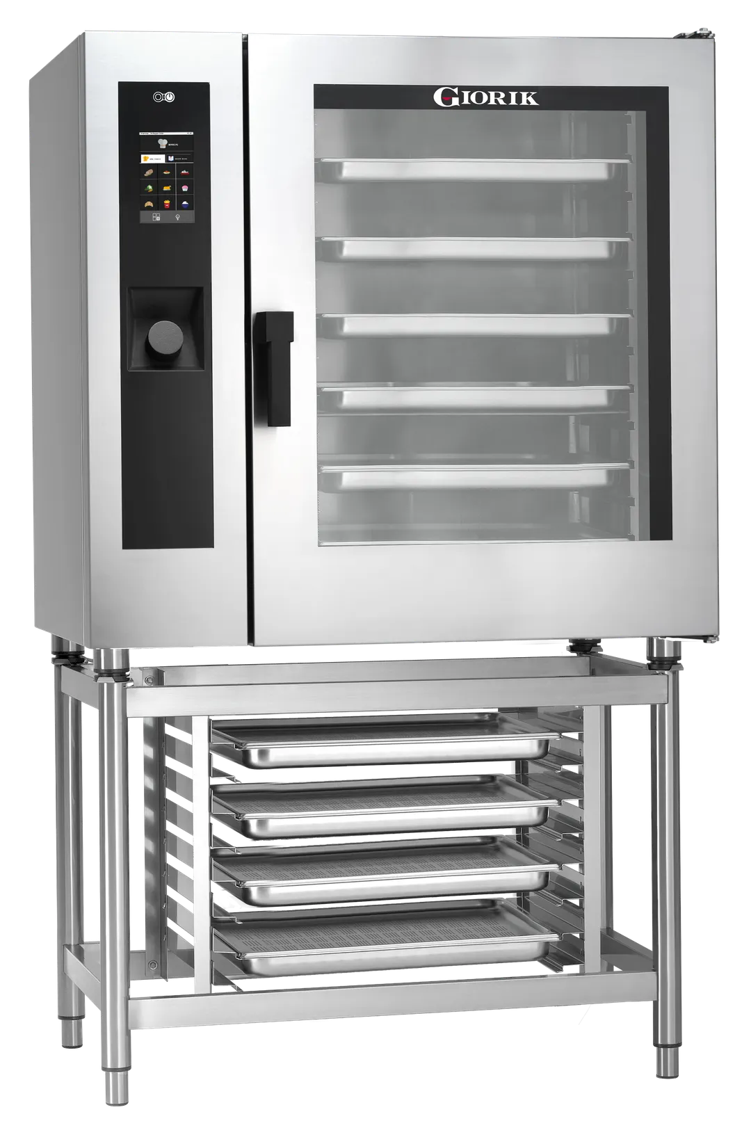 Giorik-US SERE102W Full Size 10 Pan Electric Combi Oven w/ Touch Control, Boilerless Steam, 208V