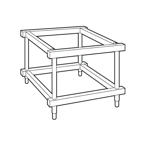 Giorik-US TK1 Oven Stand, 18-1/2"W X 24-1/2"D X 31-1/2"H, Stainless Steel