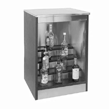 Glastender BLD-48-S 48" Back Bar Liquor Display Cabinet