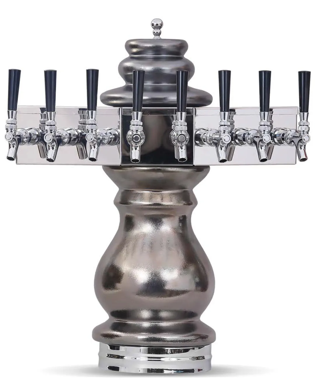 Glastender BM-6-PB Braumeister Draft Dispensing Tower, 6 Faucets