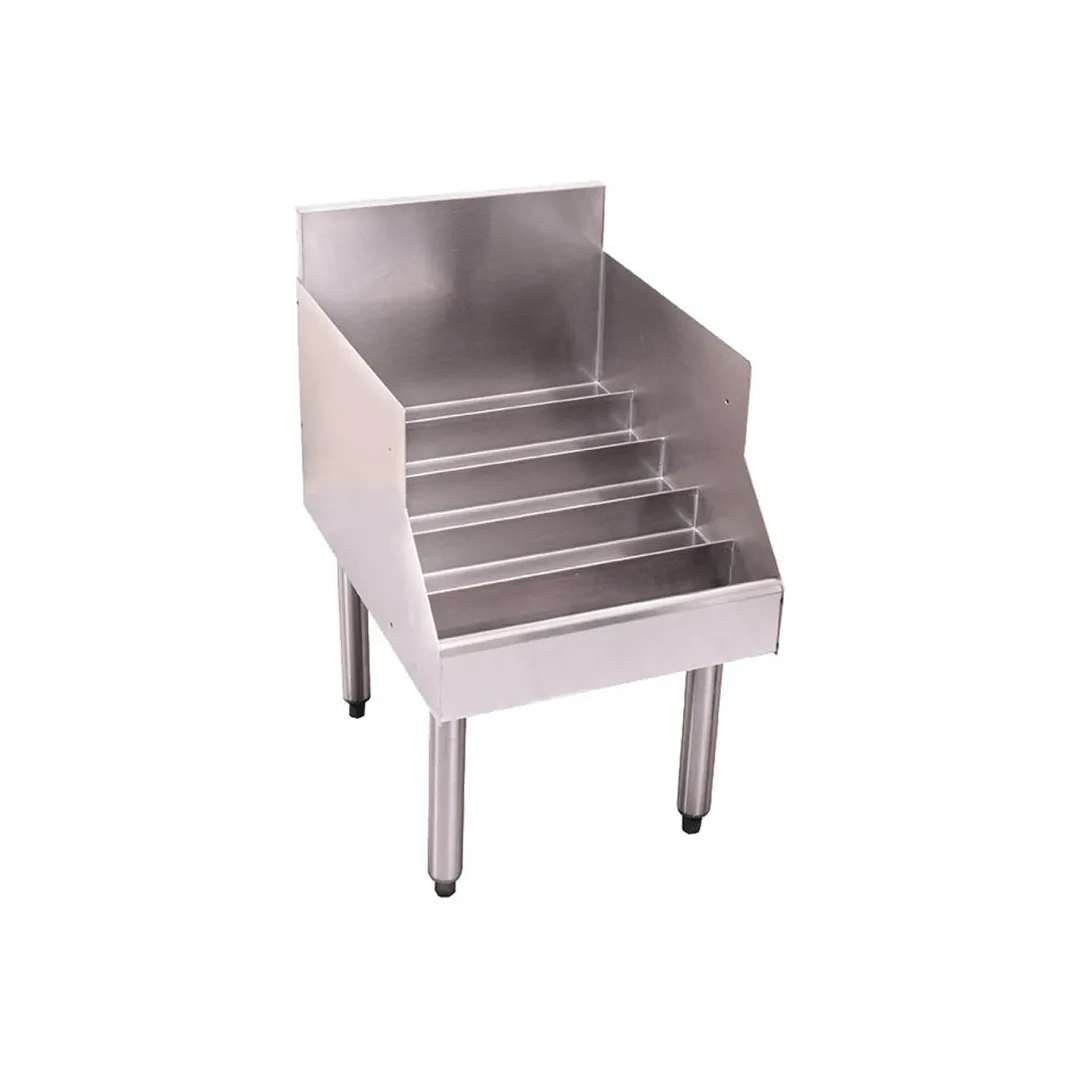 Glastender C-LD-12 Underbar Bottle Storage Display Unit, 12"W x 24"D