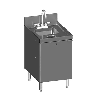 Glastender C-SC-18 Choice Sink Cabinet, 18"W X 24"D, Hinged Door