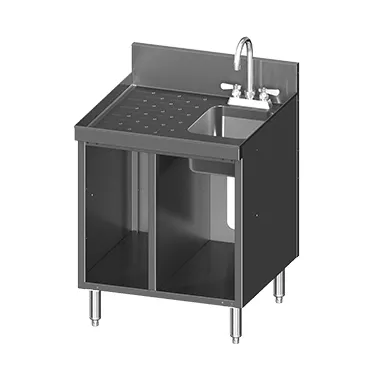 Glastender C-SC-24R-LD Choice Sink Cabinet, 24"W X 24"D, Open Front Cabinet