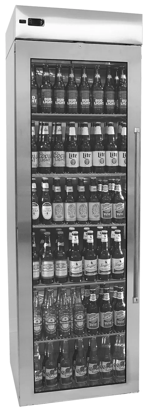 Glastender C1TH24F Refrigerated Back Bar Cabinet w/ 1-Section, 20"W Door Opening, 1-Zone