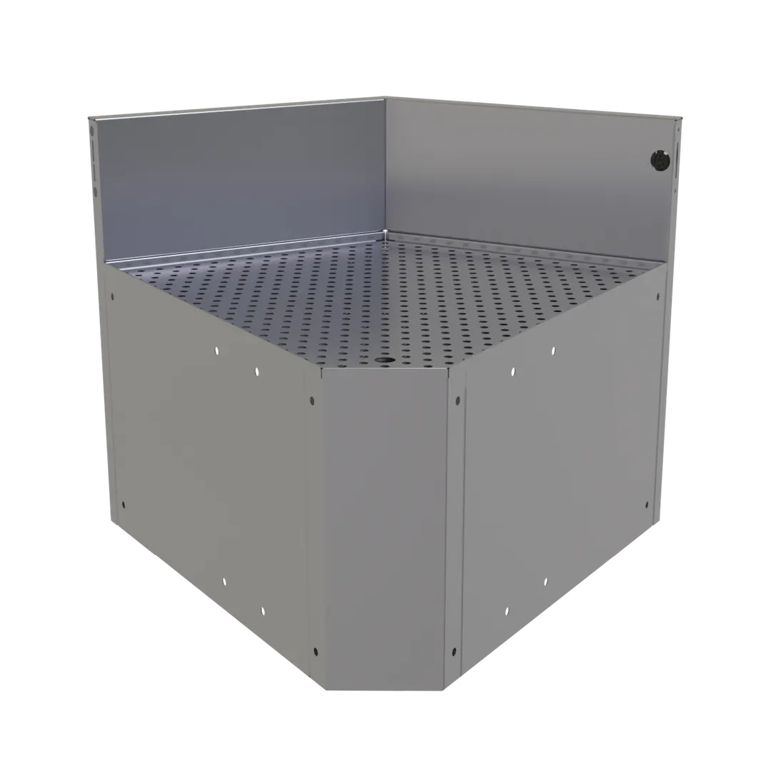 Glastender CIWA-60 Underbar Inside Wedge Corner Drainboard