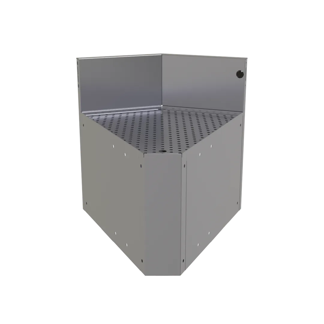 Glastender CIWB-45 Underbar Inside Wedge Corner Drainboard