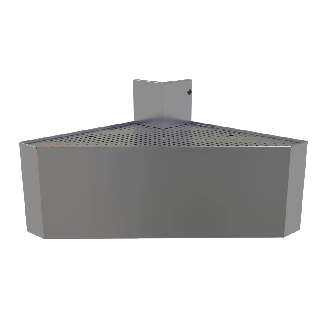 Glastender COLB-LN Underbar Outside L-Shape Corner Drainboard