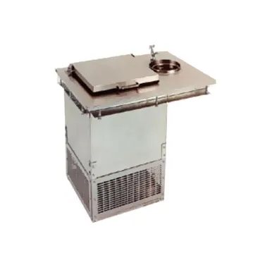 Glastender DI-FR-DW 24" Drop-In Ice Cream Dipping Cabinet with Dipper Well, 3 Gallon