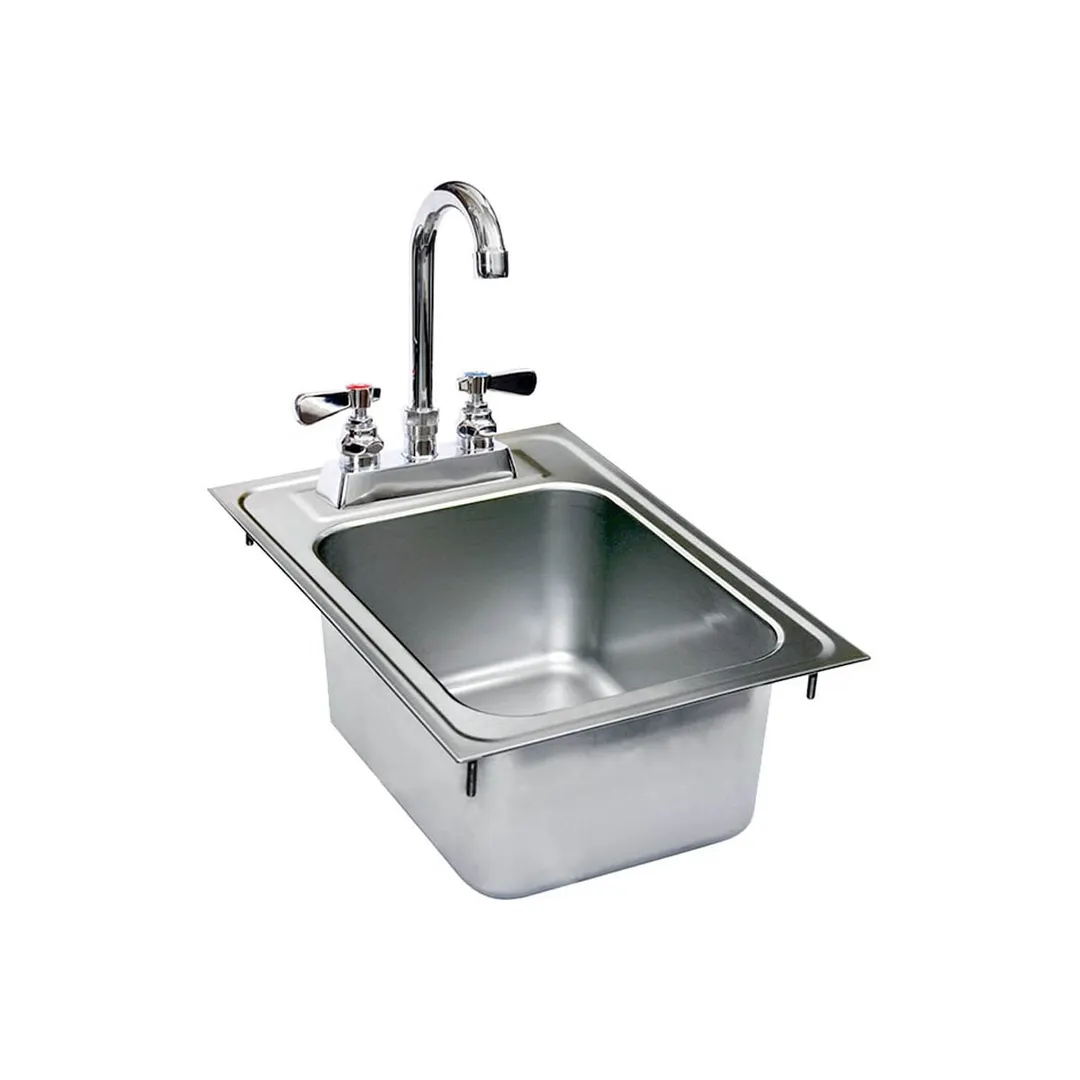 Glastender DI-HS12 Hand Sink, Drop-In, 12"W X 17"D O.A.