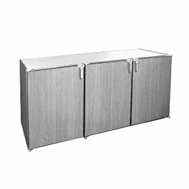 Glastender DS72 72" Three Section Back Bar Dry Storage Cabinet