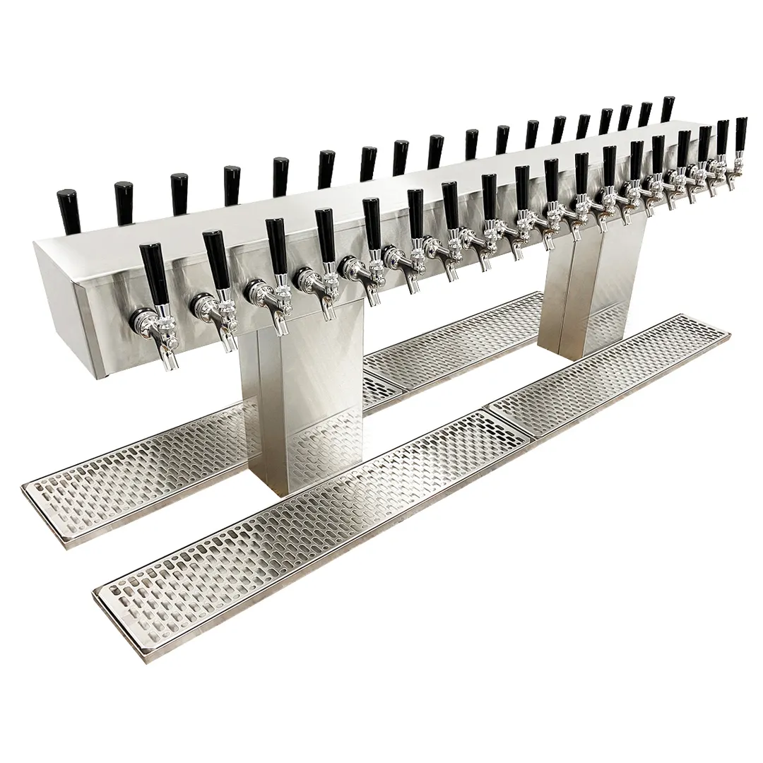 Glastender DT-36-MFR Double-Sided Draft Dispensing Tower w/ (2) 6.75" Tower, 36 Faucets