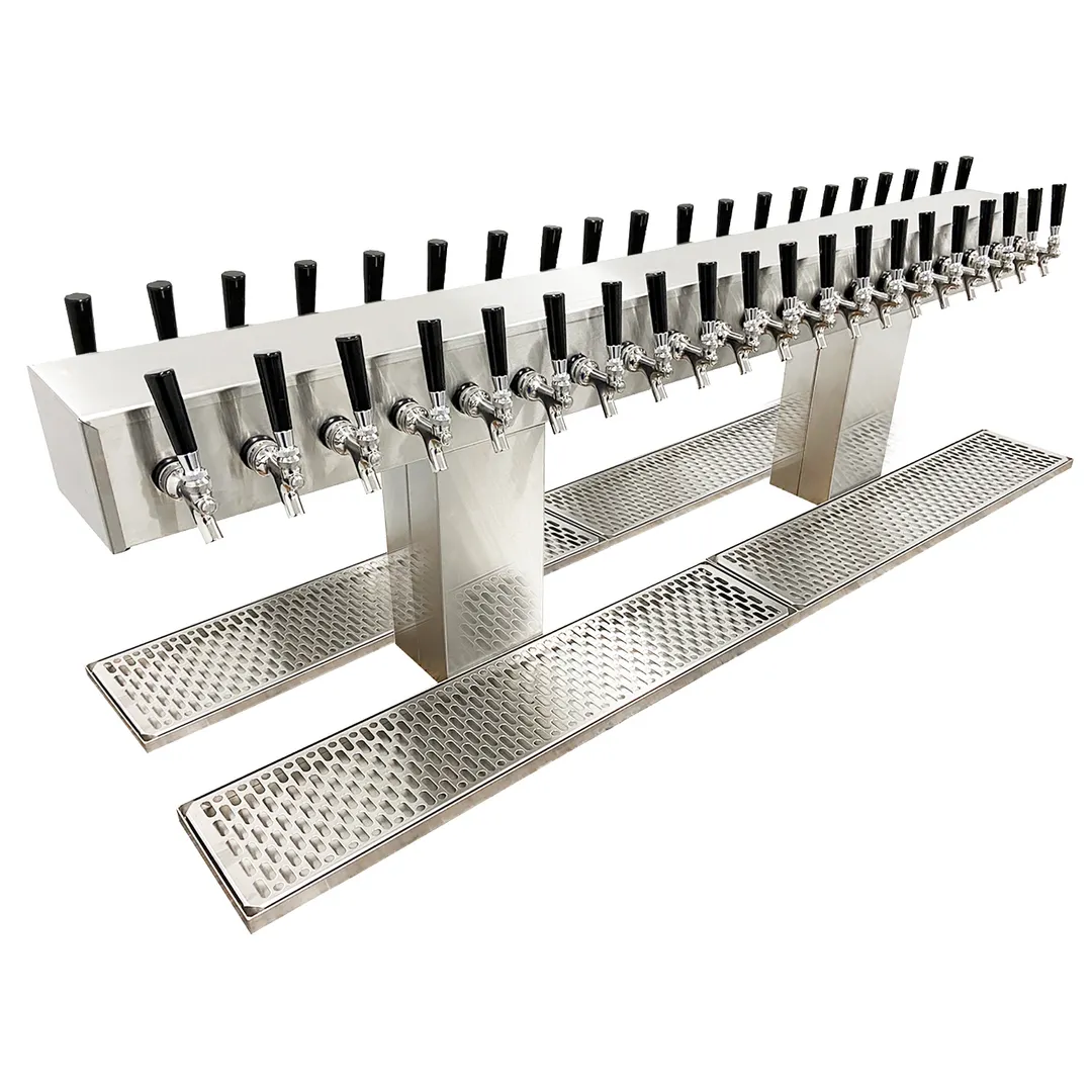 Glastender DT-40-MFR Double-Sided Draft Dispensing Tower w/ (2) 6.75" Tower, 40 Faucets