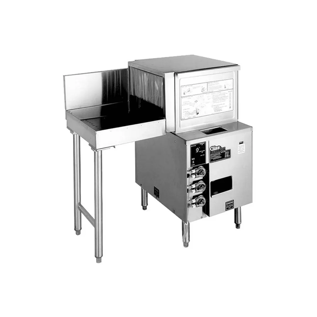 Glastender GT-18+1R 36" Glasswasher Station, Front-to-Side/Low Temp-720 Glass/Hr -120V (Right Drain)