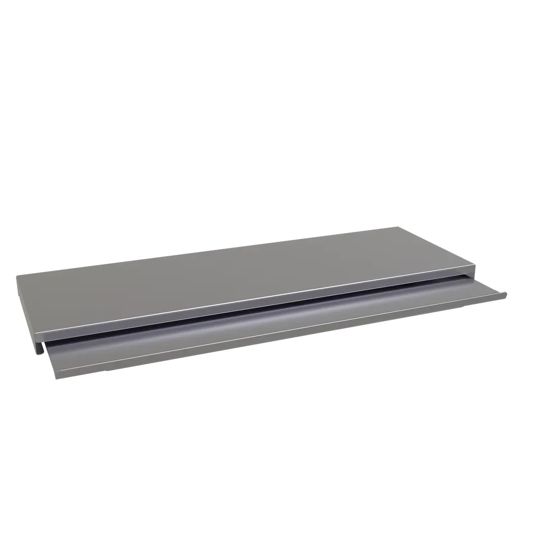 Glastender IBCA-24 Ice Bin Sliding Cover, 24" Wide Two-Piece Stainless Steel for 19" Ice Bins
