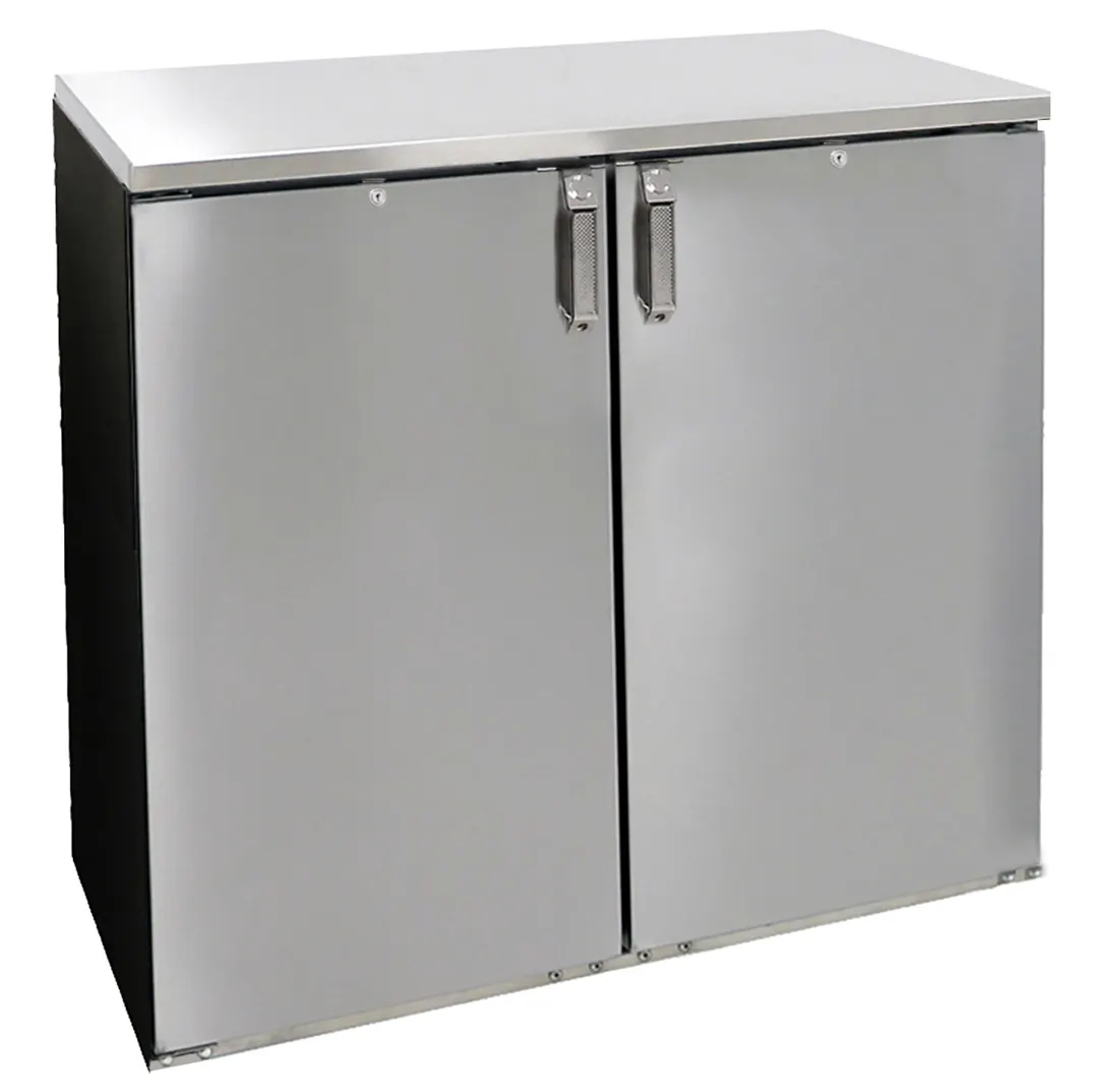 Glastender LPDS40 40" Two Section Low Profile Back Bar Dry Storage Cabinet