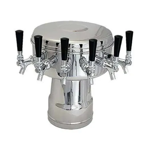 Glastender MT-4-MFR Mushroom Draft Dispensing Tower, 4 Faucets