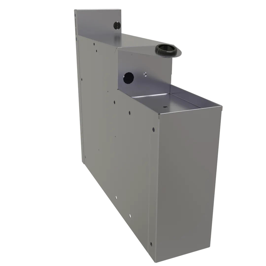 Glastender SHB-6 Underbar Soda Gun Holder, 6"W X 24"D X 21"H