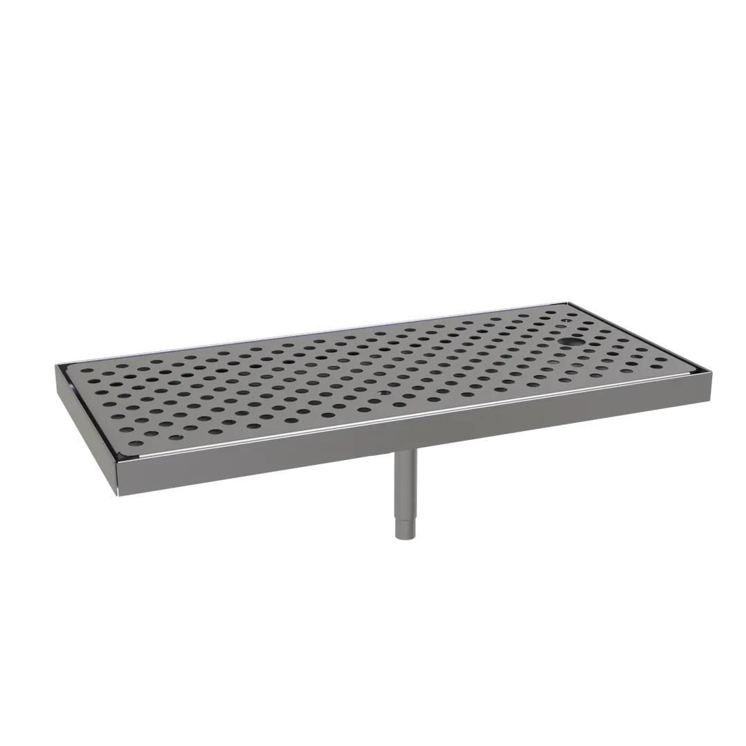 Glastender SM-DP8X17 Surface Mount Drain Pan, 17"W X 8"D