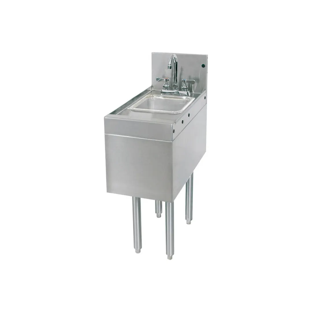 Glastender SWB-12 Underbar Wet Waste Sink Unit, 12"W x 24"D