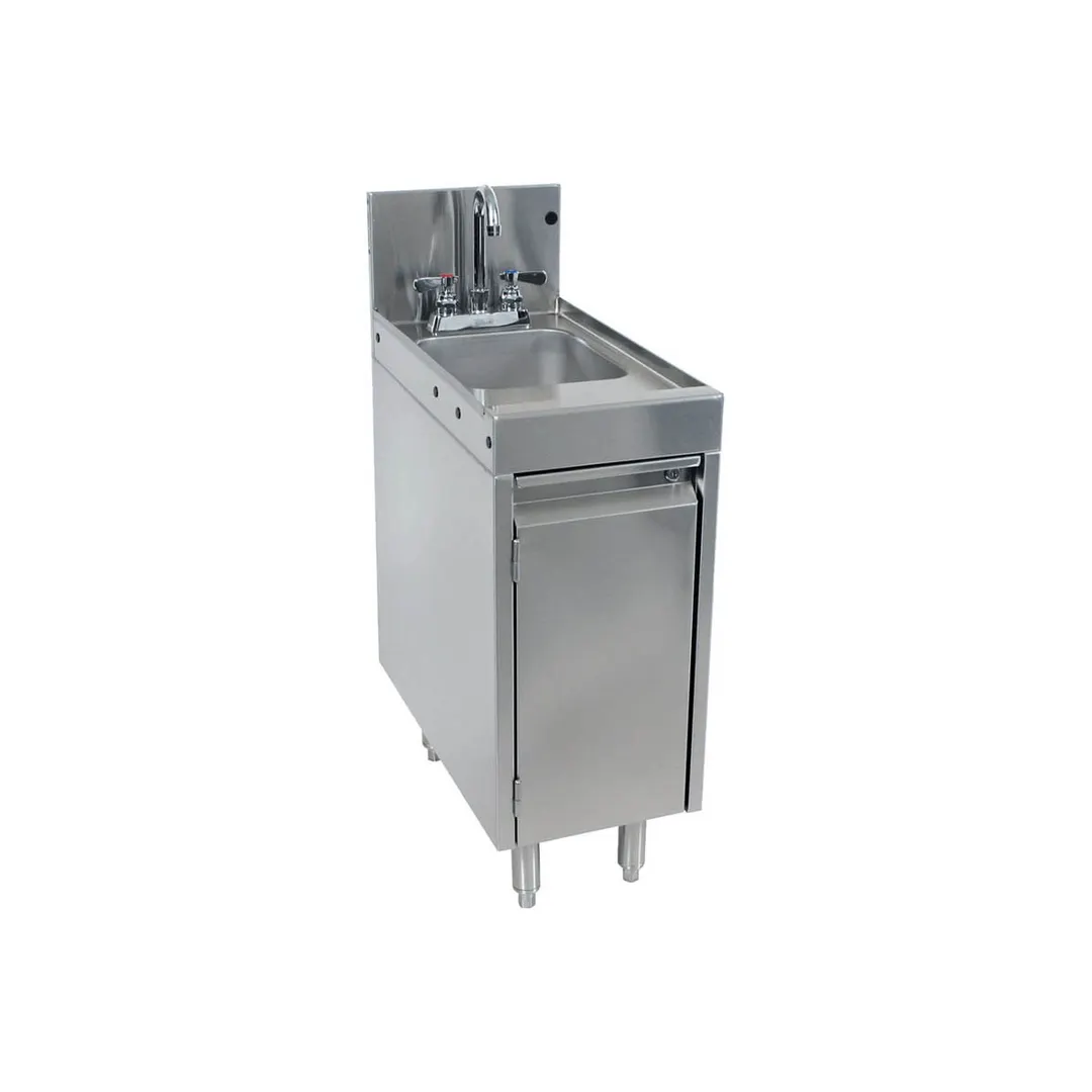 Glastender SWB-18 Underbar Wet Waste Sink Unit, 18"W X 24"D