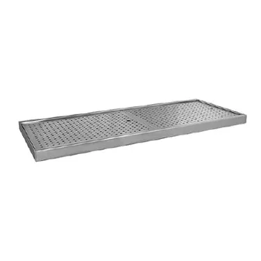 Glastender TSD- Tray Shelf – 15" D Underbar Shelf, Sold per First 12" Foot / Heavy-Duty Steel
