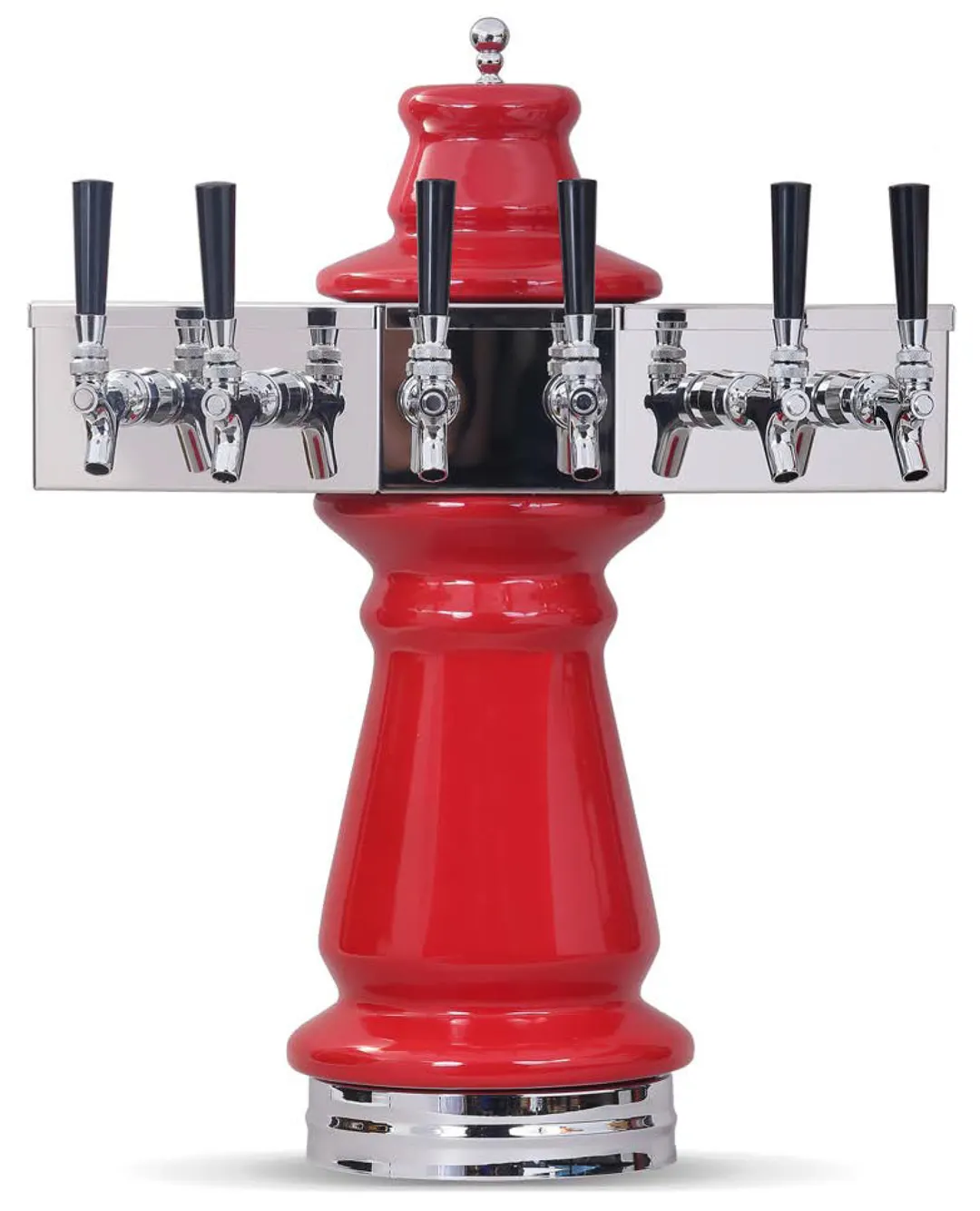 Glastender VNA-2-PB Vienna Draft Dispensing Tower, 2 Faucets