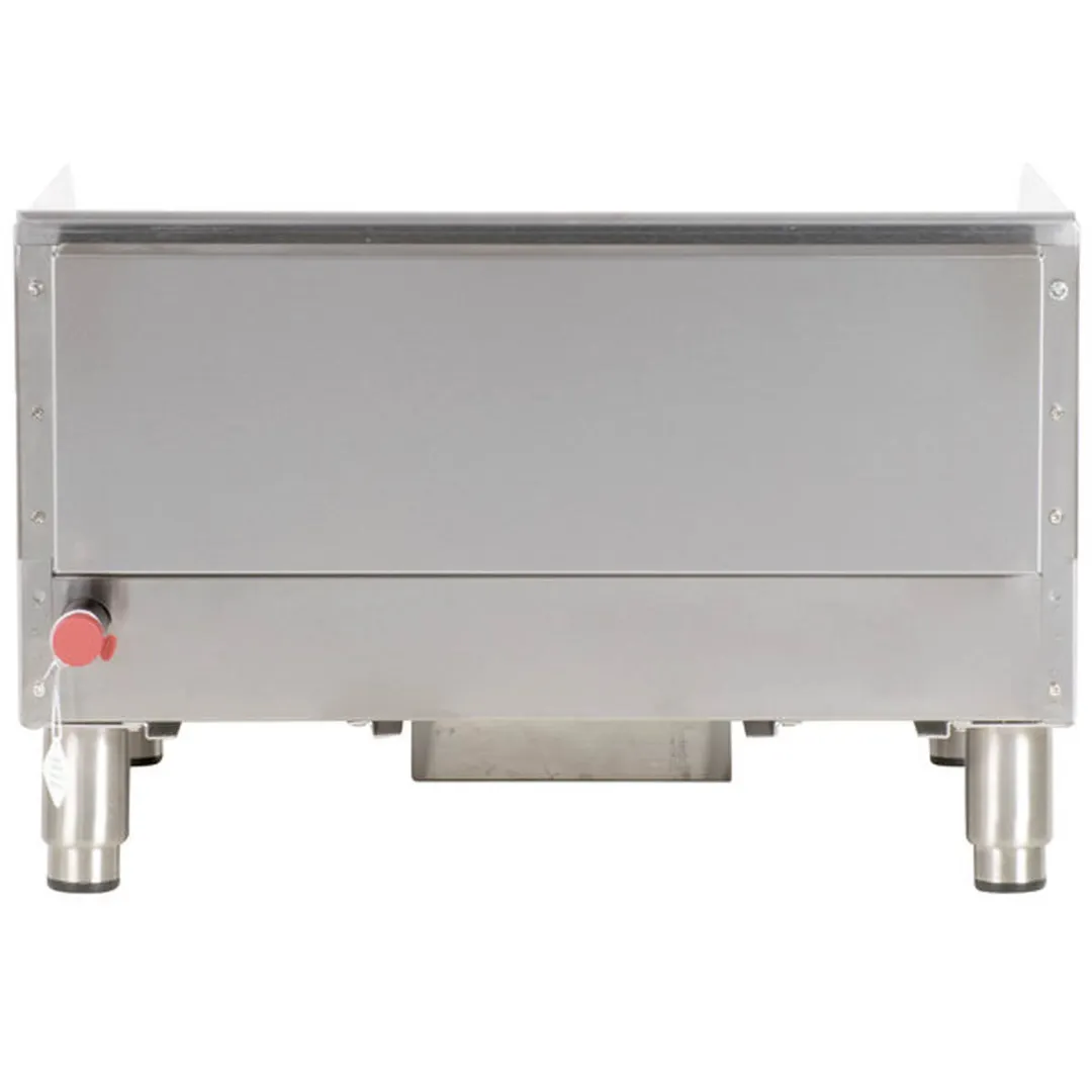 Globe GG24TG 24" Countertop Gas Griddle, Thermostatic Controls, 1" Steel Plate, 60.000 BTU