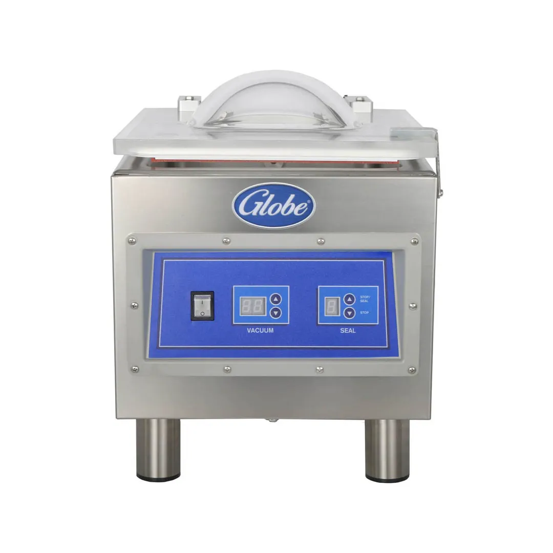 Globe GVP6 Countertop Chamber Vacuum Packaging Machine with 10-1/5"  Single Seal Bar 