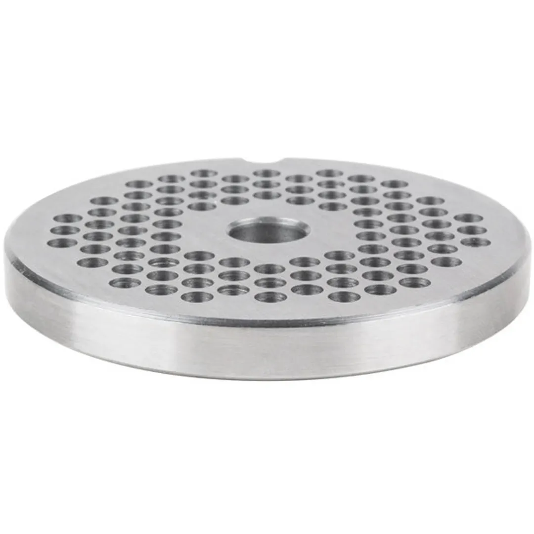 Globe L00668 5/32" Chopper Plate for CM12 Meat Chopper – 5/32" (4mm), #12 Hub, Stainless Steel, Cutting