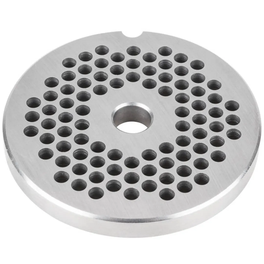 Globe L00668 5/32" Chopper Plate for CM12 Meat Chopper – 5/32" (4mm), #12 Hub, Stainless Steel, Cutting