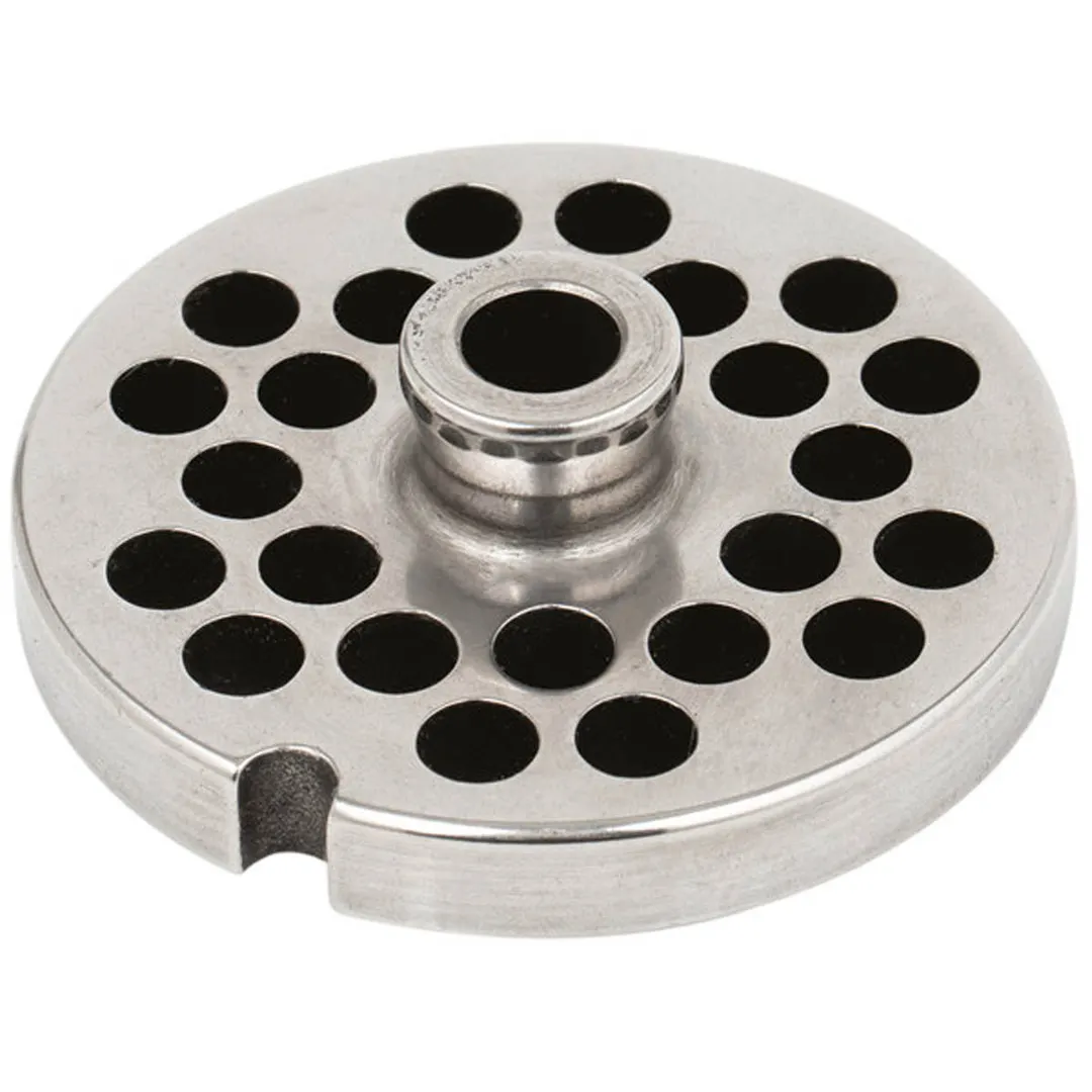Globe L00669 Chopper Plate for CM12, 5/16" (8mm) Meat Grinder Attachment, 5/16" Plate, #12 Hub Type