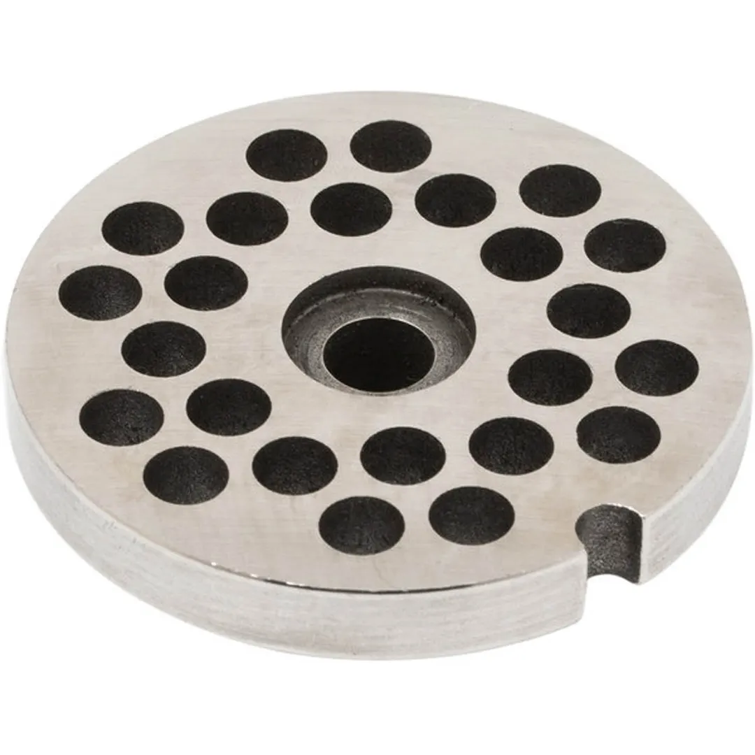 Globe L00669 Chopper Plate for CM12, 5/16" (8mm) Meat Grinder Attachment, 5/16" Plate, #12 Hub Type