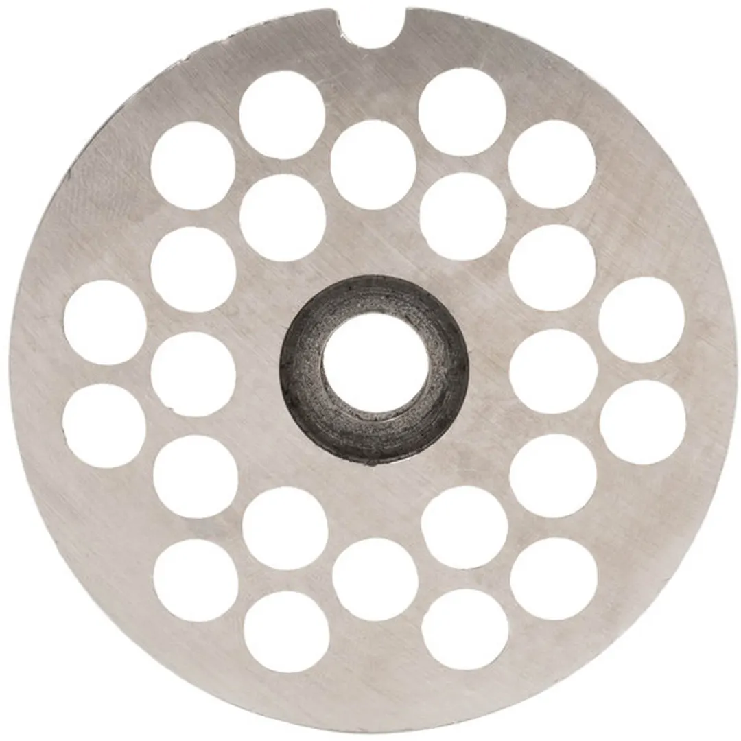Globe L00669 Chopper Plate for CM12, 5/16" (8mm) Meat Grinder Attachment, 5/16" Plate, #12 Hub Type
