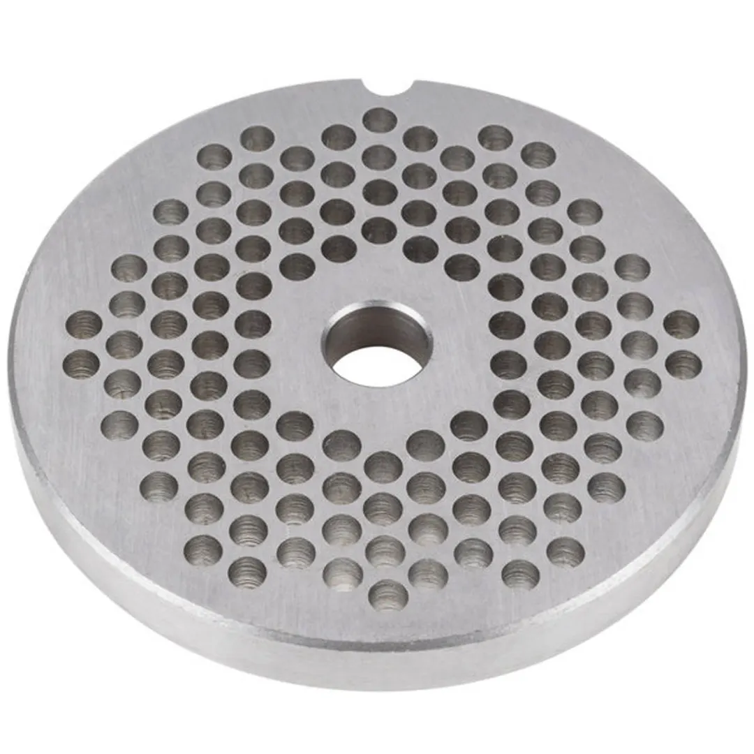 Globe L00671 5/32" Chopper Plate for CM22 Meat Grinder, Hub Type #22, 4mm Thick, Precision Cutting Blade