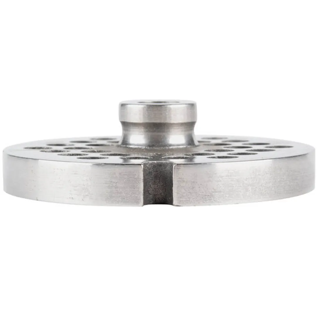 Globe L00672 - 5/16" (8mm) Chopper Plate for CM22 Meat Chopper, Hub Type #22, Precision Cutting Plate