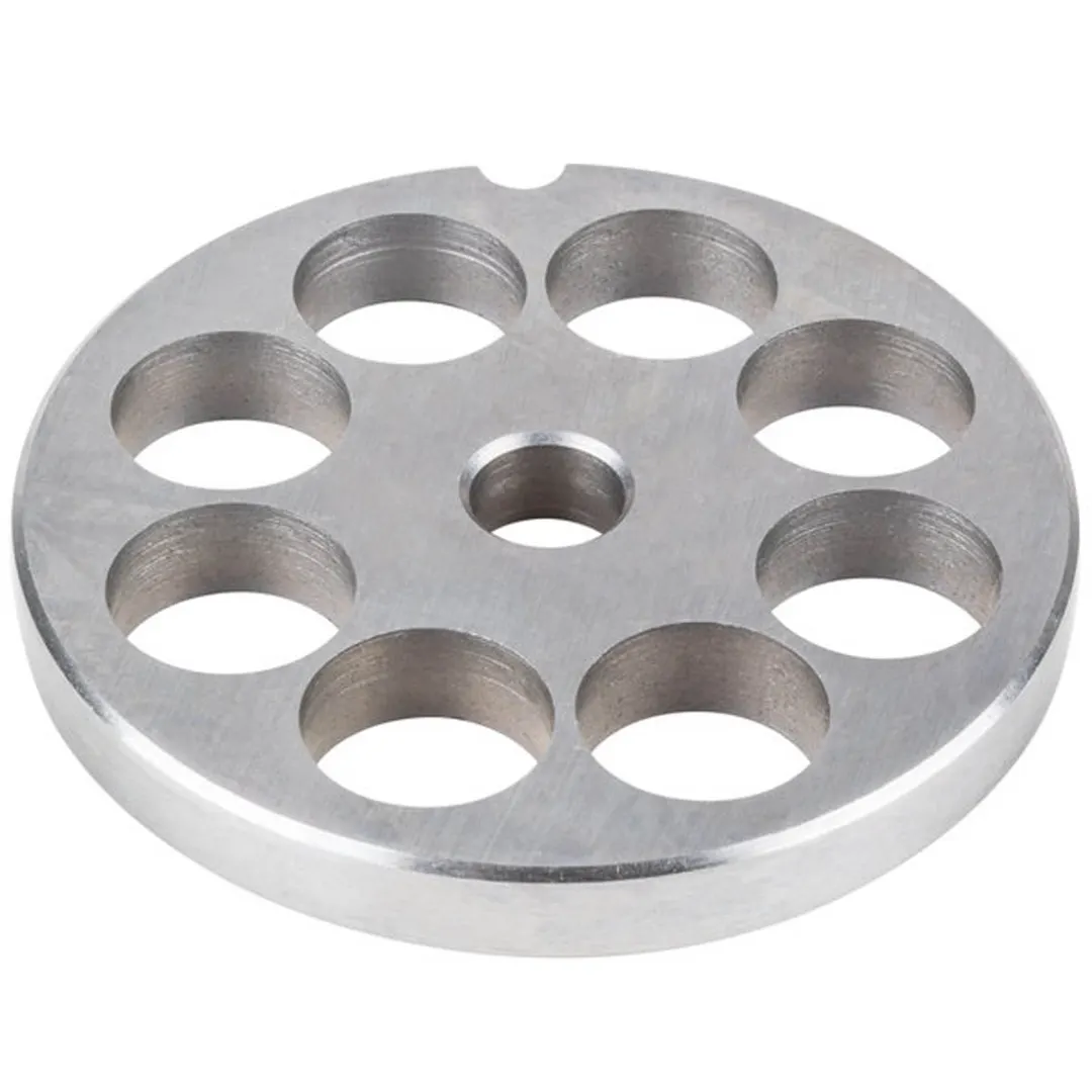 Globe L00776 5/8" Chopper Plate for CM12, #12 Hub, Stainless Steel – Durable Meat Grinder Attachment