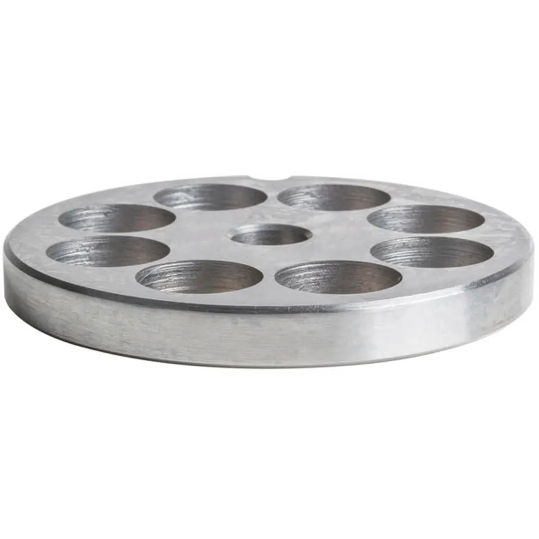 Globe L00776 5/8" Chopper Plate for CM12, #12 Hub, Stainless Steel – Durable Meat Grinder Attachment
