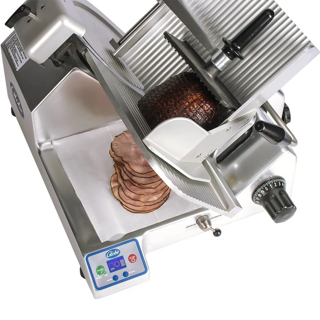 Globe S13 S-Series Premium 13" Heavy-Duty Manual Meat Slicer, 1/2 HP