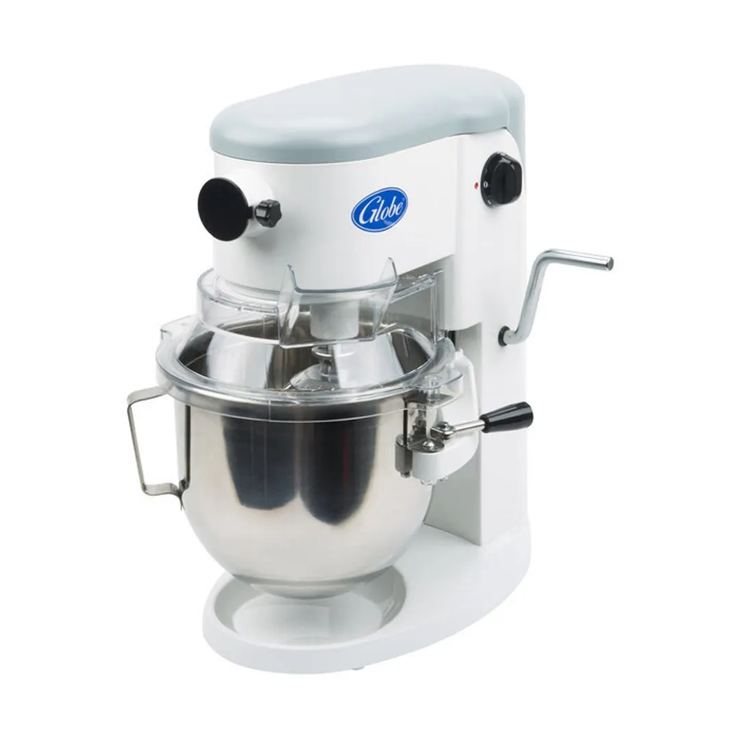 Globe SP05 5 qt Planetary Countertop Mixer, 1 HP, 800W, 10-Speed, #10 Hub