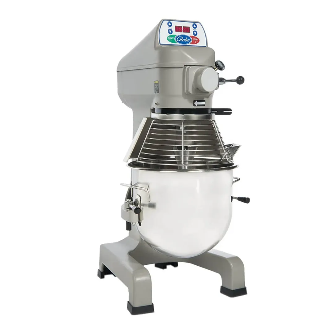 Globe SP25 25 qt Planetary Countertop Mixer with Timer, 3/4 HP, 3-Speed, #12 Hub