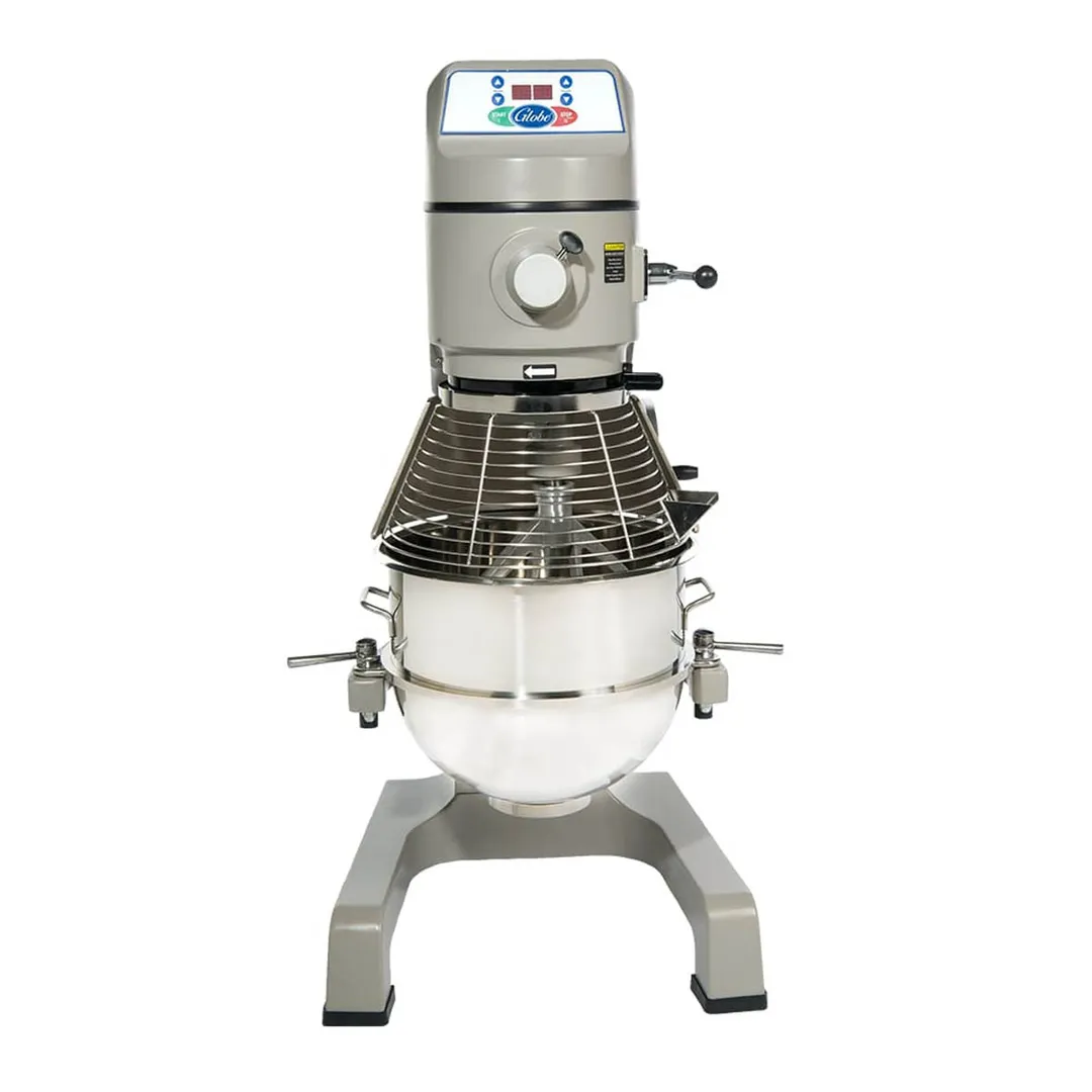 Globe SP30 30 qt Planetary Floor Mixer with Timer, 1 HP, 3-Speed, #12 Hub