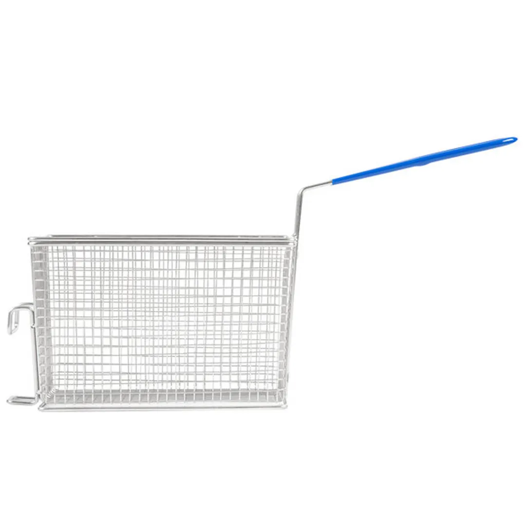 Globe TMBASKET1632 Twin Fryer Basket w/ Coated Handle & Front Hook, 9 1/2" x 4" x 6"